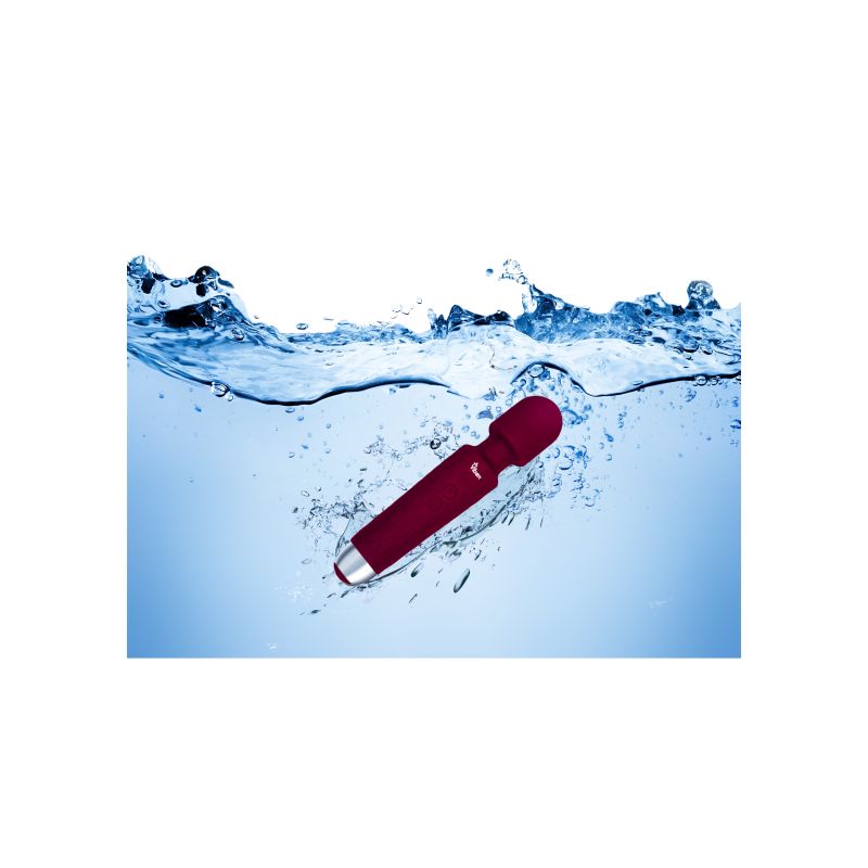 Viben Tempest Rechargeable Wand Massager Ruby (Burgundy)