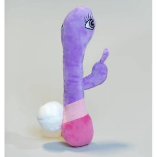 Boneyard Scruffy Pet Toys Bunny Vanderpump (Purple)