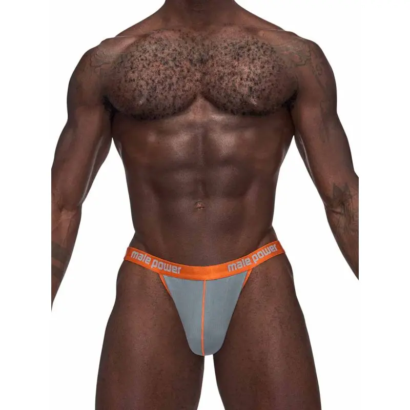 Male Power Casanova Uplift Micro Thong Grey (Large/Extra Large)