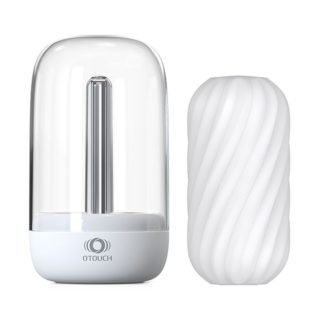 OTouch DECOR 2 Masturbator Sleeve w UV Sterilization and Heating Unit (Clear)