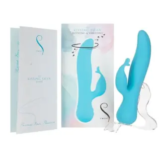 Kissing Swan Rabbit Vibrator (Blue) Kissing Swan Rabbit Vibrator (Blue)
