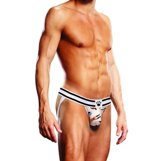 Prowler Leather Pride Jock  (Black - Medium)