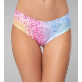 Mememe Lingerie Mandala Happiness Thong (Mixed - Medium)