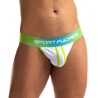 Sport Fucker Jersey Jock Green/White - Large Sport Fucker Jersey Jock Green/White - Large