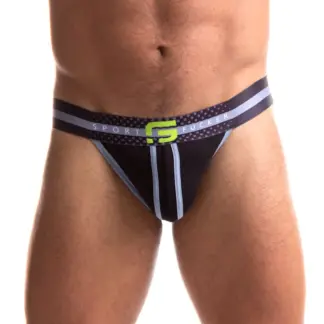 Sport Fucker Jersey Jock Black/Black - Small Sport Fucker Jersey Jock Black/Black - Small