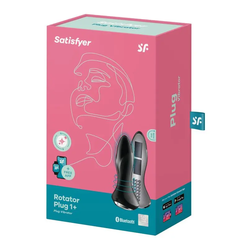 Satisfyer Rotator Plug 1+ Black Satisfyer Rotator Plug 1+ Black
