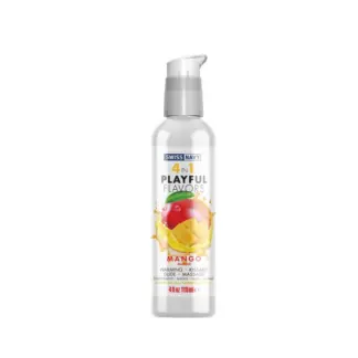 Swiss Navy Playful Flavours 4 In 1 Mango 4oz/118ml