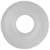 Silicone Donut Cushion Clear for Pump Cylinder 2.35in -2.6in Dia (Large)