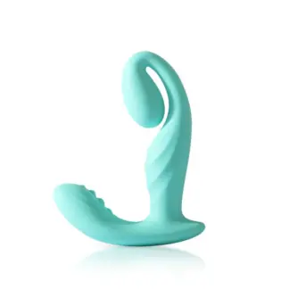 Arosum LushVibe Wearable Sprout-Shaped Unisex Vibrator (Teal)