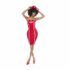 Nurse Costume Vinyl Red (Small)