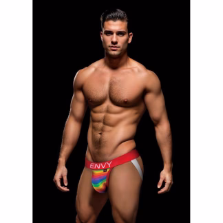 Envy Rainbow Pride Jock Red (Extra Large)