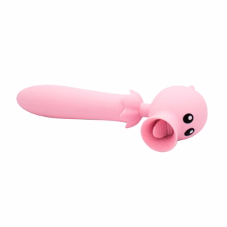 Natalies Toy Box Lick N' Stick Clit Flicker G-Spot Vibrator (Pink)