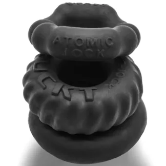 OxBalls Bone Maker 3-Pack Boner Cock Ring Night  (Clear)