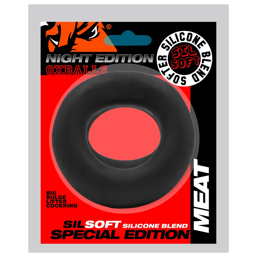 Meat Big Bulge Cock Ring Night (Clear) Meat Big Bulge Cock Ring Night (Clear)