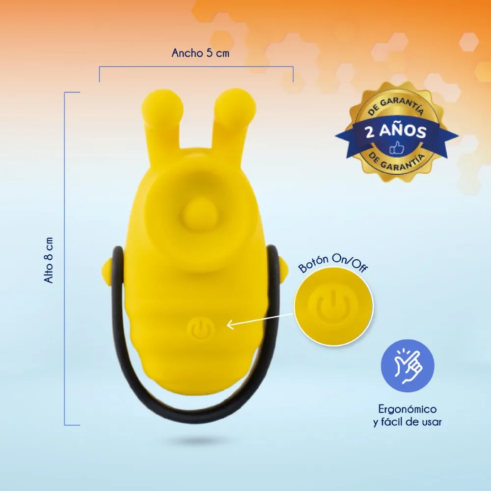 Bumble Bee Pro Tapping Mini Massager (Yellow)