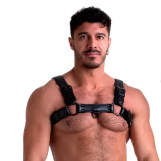 Sport Fucker Vegan Bulldog Harness Black  (Small/Medium)