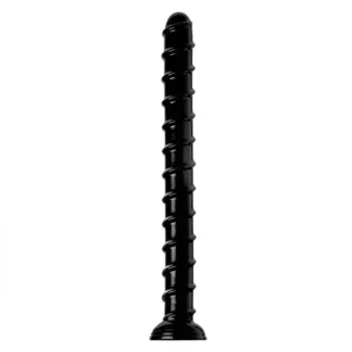 Hosed 18in Swirl Thick Anal Snake (Black) Hosed 18in Swirl Thick Anal Snake (Black)