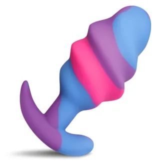 Creature Cocks Unicorn Swirl Silicone Butt Plug Large (Mixed) Creature Cocks Unicorn Swirl Silicone Butt Plug Large (Mixed)