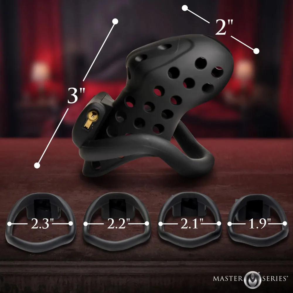 Lock Down Chastity Cage (Black)