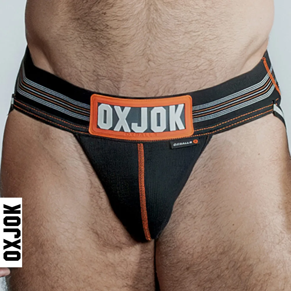 Oxballs Slingjock Upthrust Slider-Strap Jock Black Iron (Small) Oxballs Slingjock Upthrust Slider-Strap Jock Black Iron (Small)