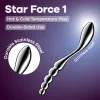 Satisfyer Star Force 1 Metal Dildo (Silver) Satisfyer Star Force 1 Metal Dildo (Silver)