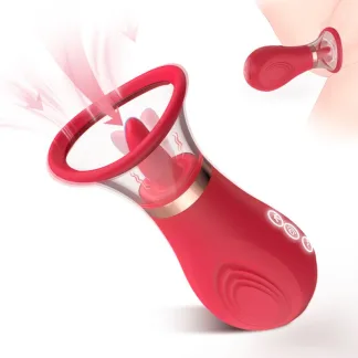 S-Hande Sybil 3-in-1 Sucking Licking Tickling Stimulator (Red) S-Hande Sybil 3-in-1 Sucking Licking Tickling Stimulator (Red)