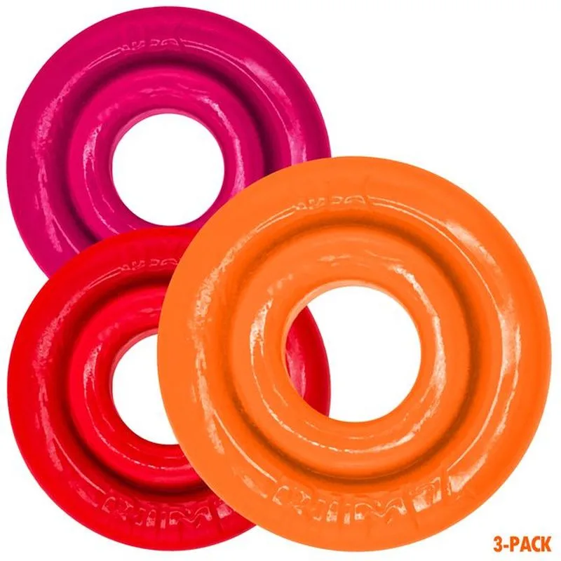 RimRingz 3 Pc Multi Size Fire Hots (Orange - One Size) RimRingz 3 Pc Multi Size Fire Hots (Orange - One Size)