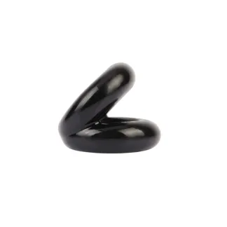GK Power Dual Pleasure Ring Black (One Size)