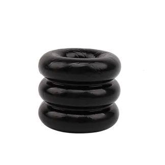 GK Power Triad Cock Ring (Black - One Size)