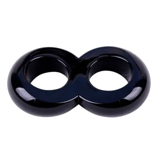 GK Power Duo Cock 8 Ball Ring (Black - One Size)