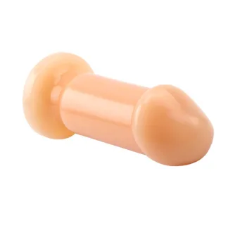 GK Power Cock Plug Flesh Small 3.5in (One Size) GK Power Cock Plug Flesh Small 3.5in (One Size)