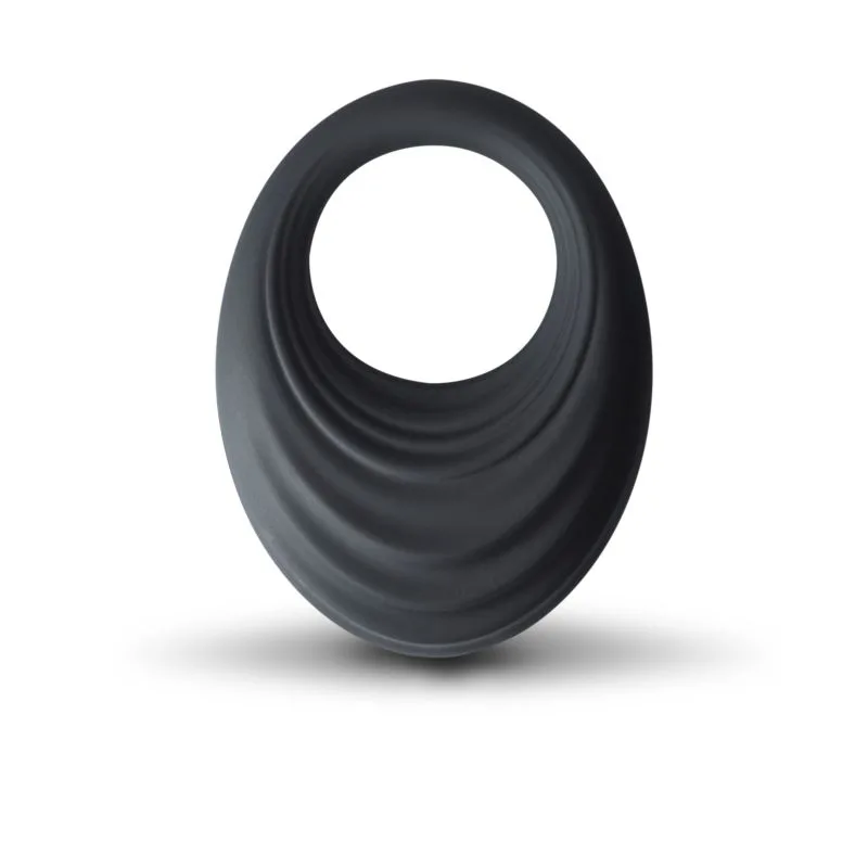Rocks Off Spire 10 Speed Silicone Vibrating Cock Ring (Black)