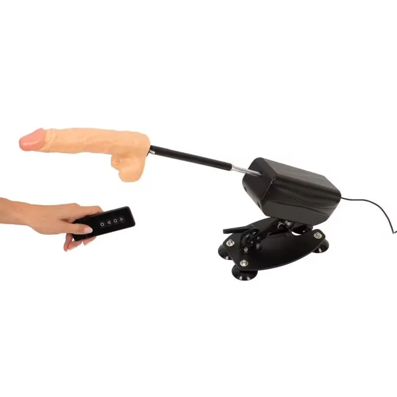 MixJoy Deluxe Sex Machine with Remote Control and Accessories (Black)