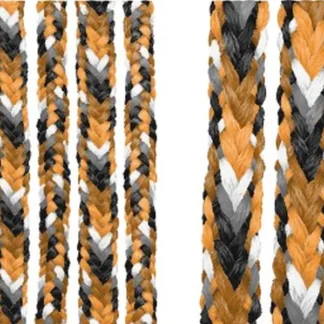 Primal Desires 6mm Polyester Double Braided Shibari Pride Rope (Bear Pride) - Single Lengths