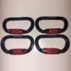 Carabiner 25kN - Set of 4 (Black-Red)