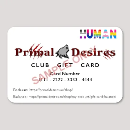 Primal Desires Club Gift Card $50