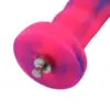 HiSmith - 7 Inch Smooth Silicone Anal Dildo with KlicLok
