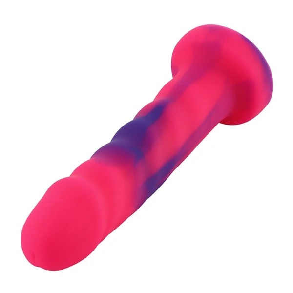 HiSmith - 7 Inch Smooth Silicone Anal Dildo with KlicLok