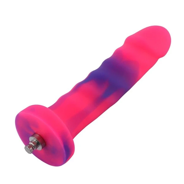 HiSmith - 7 Inch Smooth Silicone Anal Dildo with KlicLok