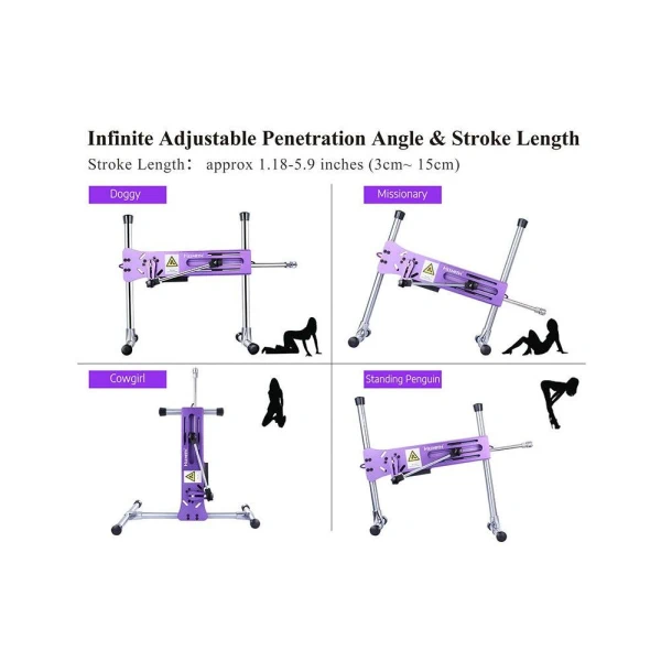 Hismith Premium Sex Machine Remote and App - Purple