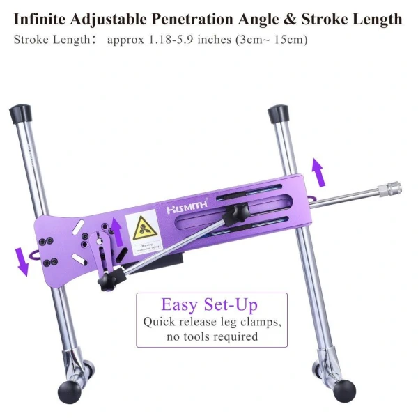 Hismith Premium Sex Machine Remote and App - Purple