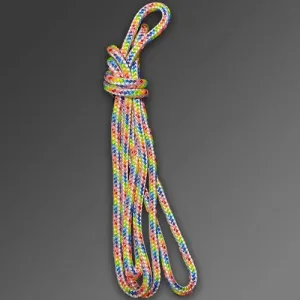 Primal Desires 6mm Light Rainbow Polyester Double Braided Shibari Rope - Single Lengths