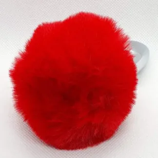 Red Bunny Tail with Plug (small)
