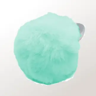 Grey Bunny Tail with Plug (small)