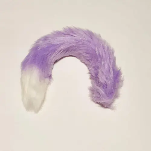 Primal Desires Basics Purple with White Tip Tail 40cm