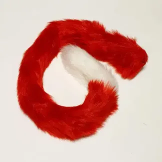 Red with White Tip Tail 80cm
