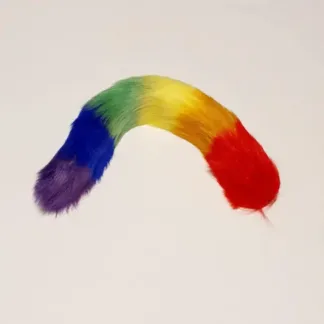 Vibrant Rainbow Tail 40cm