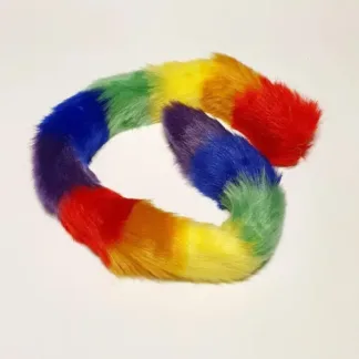 Vibrant Rainbow Tail 80cm