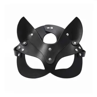 Primal Desires Masquerade Cat Mask (Black)