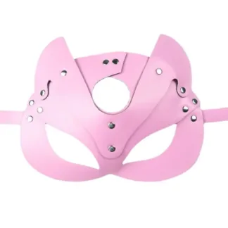 Primal Desires Masquerade Cat Mask (Pink)